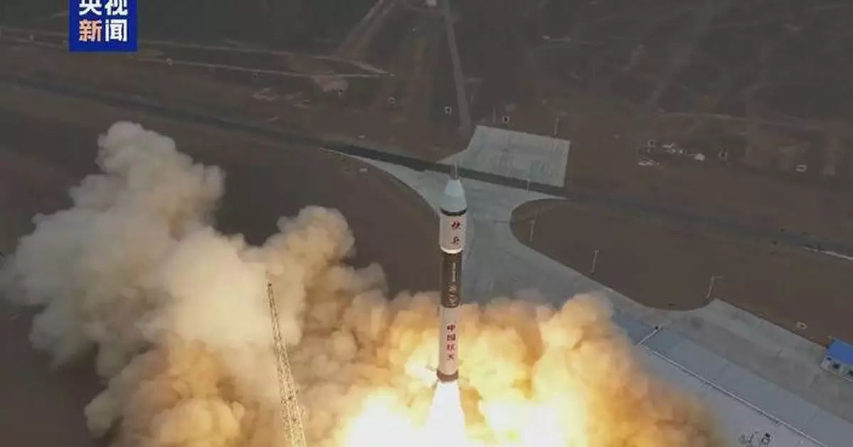 中國快舟十一號火箭發射衛星群