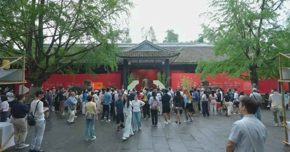 成都武侯祠端午節推沉浸式文化表演 吸引大批遊客