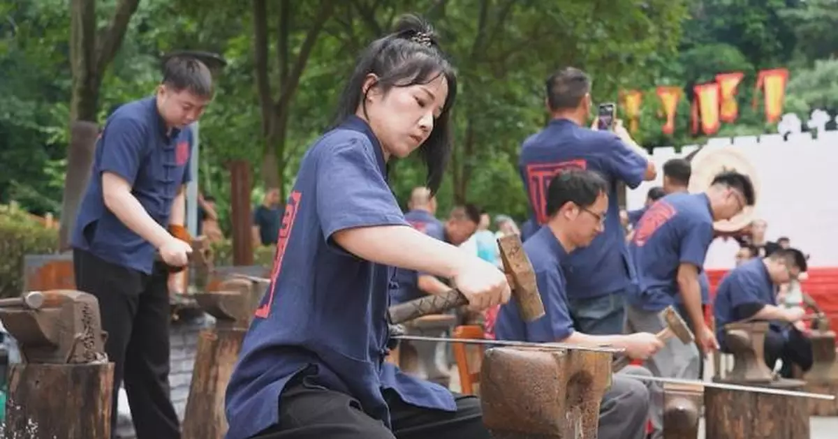 華東工匠端午節復興古老鍛劍技藝 龍泉寶劍傳承逾2500年歷史