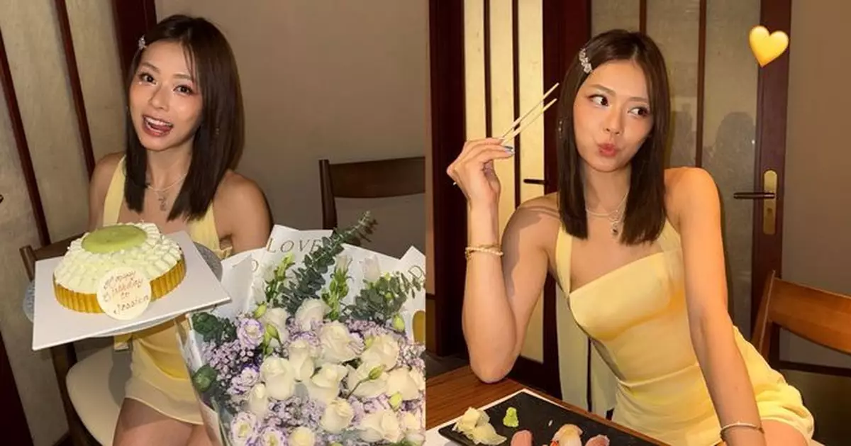 廖慧儀30歲生日戰衣晒香肩長腿 獲讚性感優雅