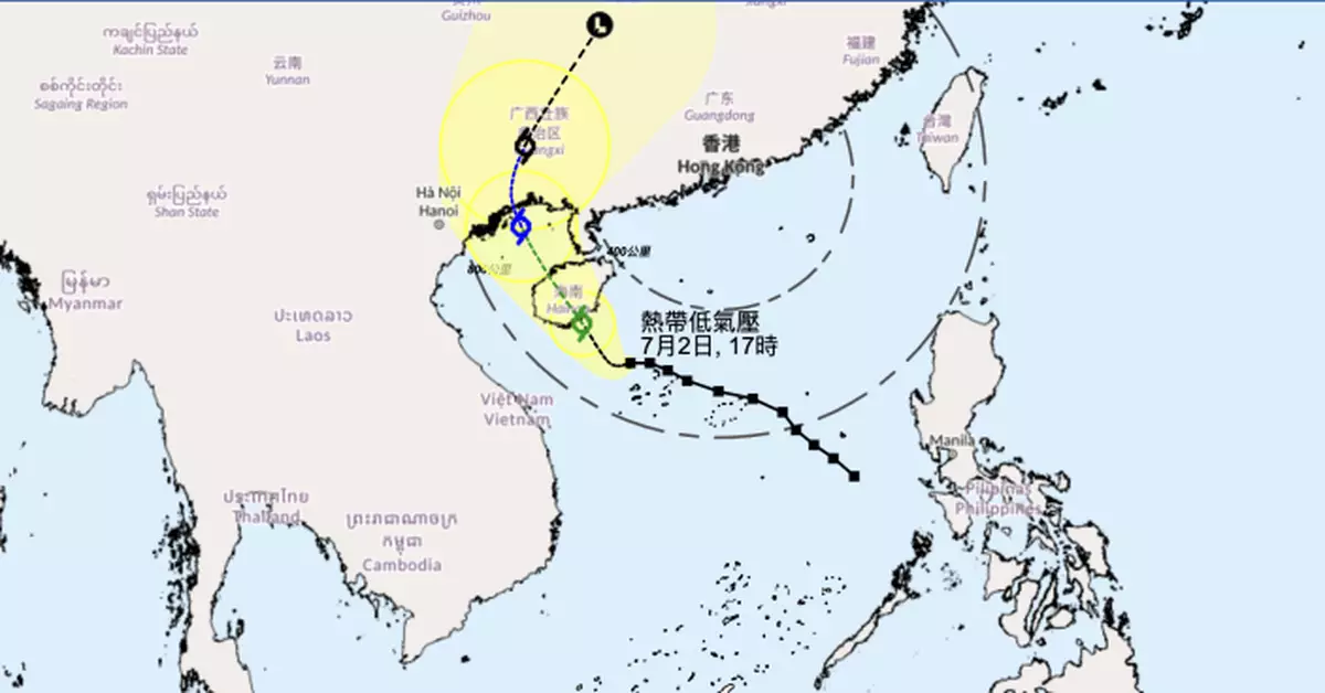 天氣 | 天文台：1號信號至少維持至周五中午12時