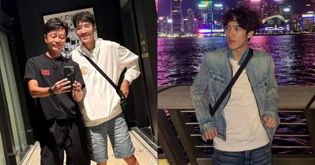 李克勤大仔留學返港「變樣」 19歲李立仁微捲髮型複製爸爸