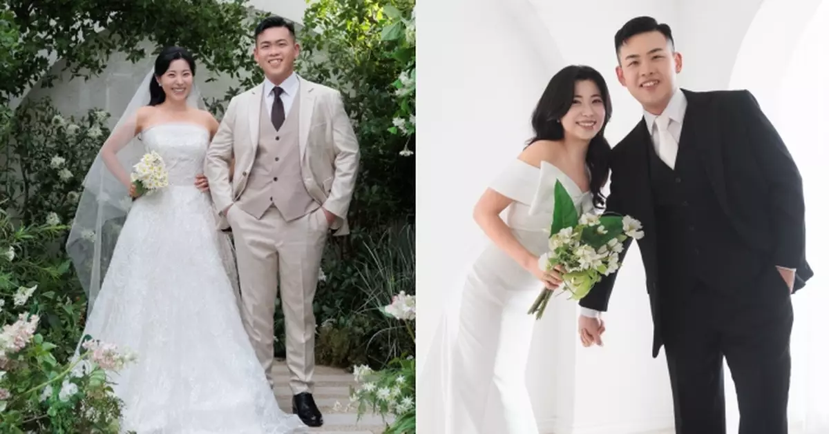 前TVB主播袁沅玉宣布結婚 晒婚紗相讚「鋼鐵直男」老公真誠又善良