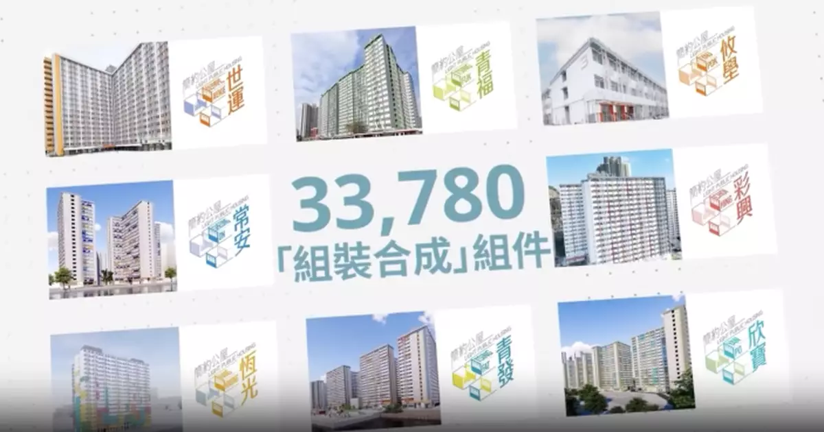 簡約公屋8項目組件全部完成安裝 何永賢：為香港建築歷程留自豪「築跡」