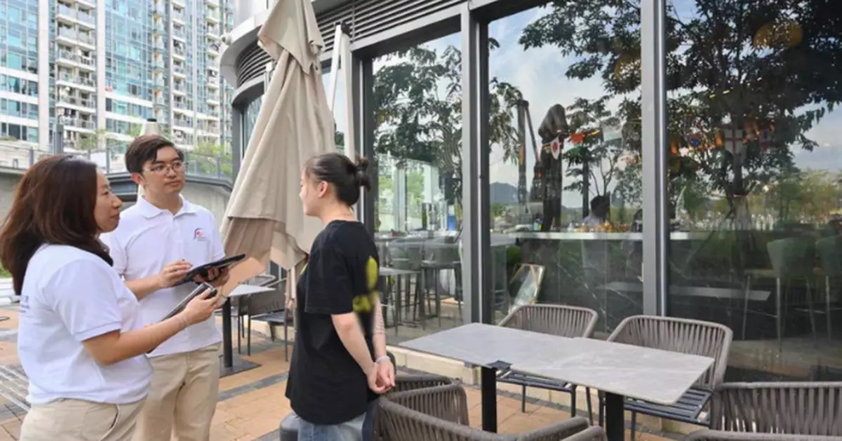 食環署巡查208間無獲批准容許狗隻進入食肆 發出兩個口頭警告