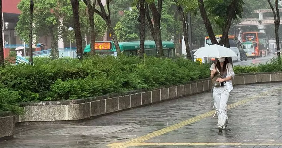 天氣 | 天文台改發黃色暴雨警告信號