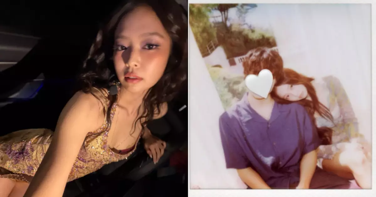 Jennie深夜突曬與神秘男子貼臉親密照 疑似戀情曝光掀熱議