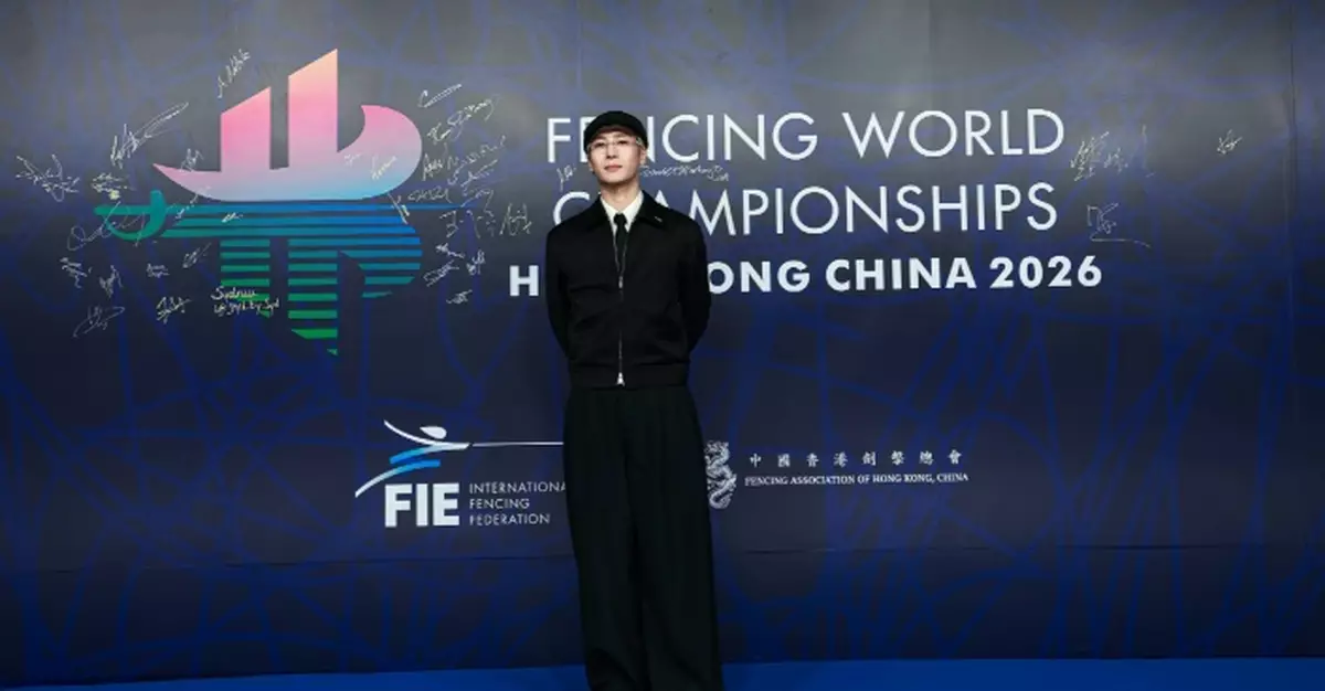 王嘉爾獲國際劍擊總會委任為史上首位全球大使 攜手FIE將劍擊帶入新一代視野