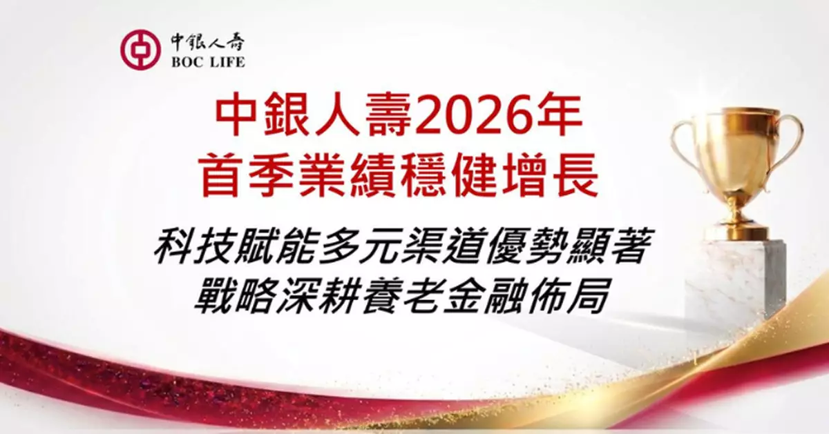 科技賦能多元渠道優勢顯著 中銀人壽2026年首季業績穩健增長