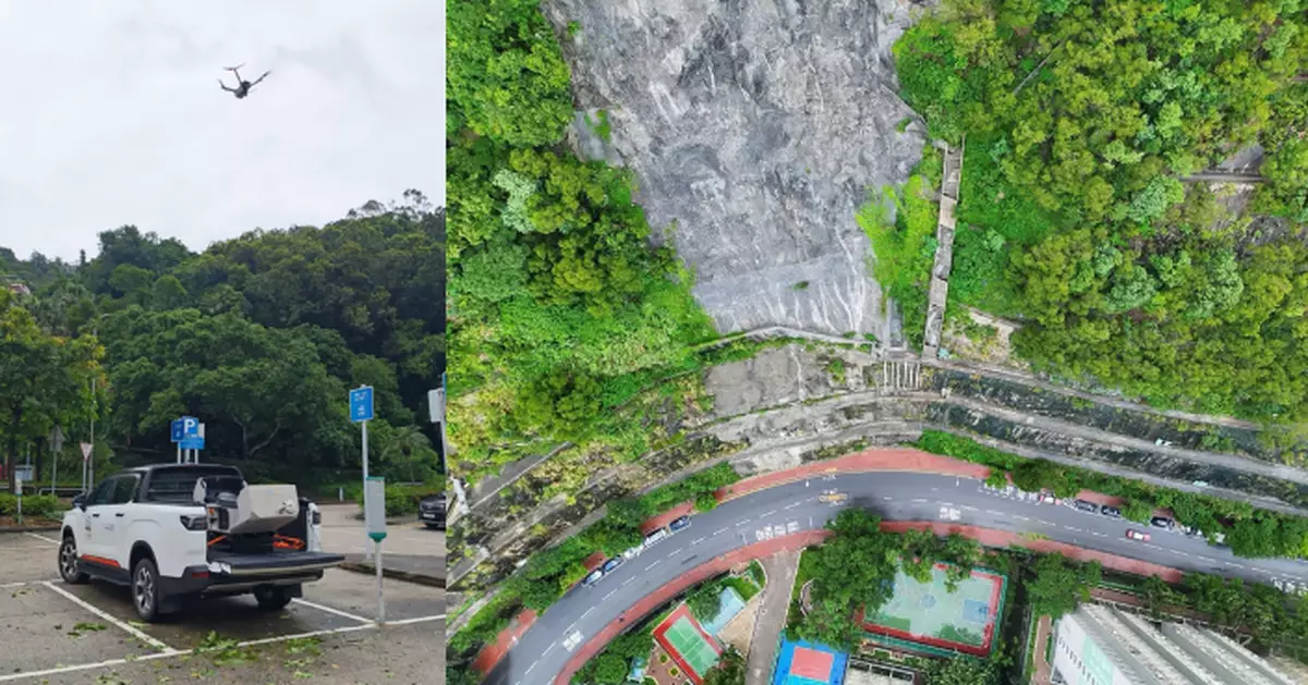 土力工程處：風後無人機巡查斜坡 至晚上7時無接獲山泥傾瀉報告