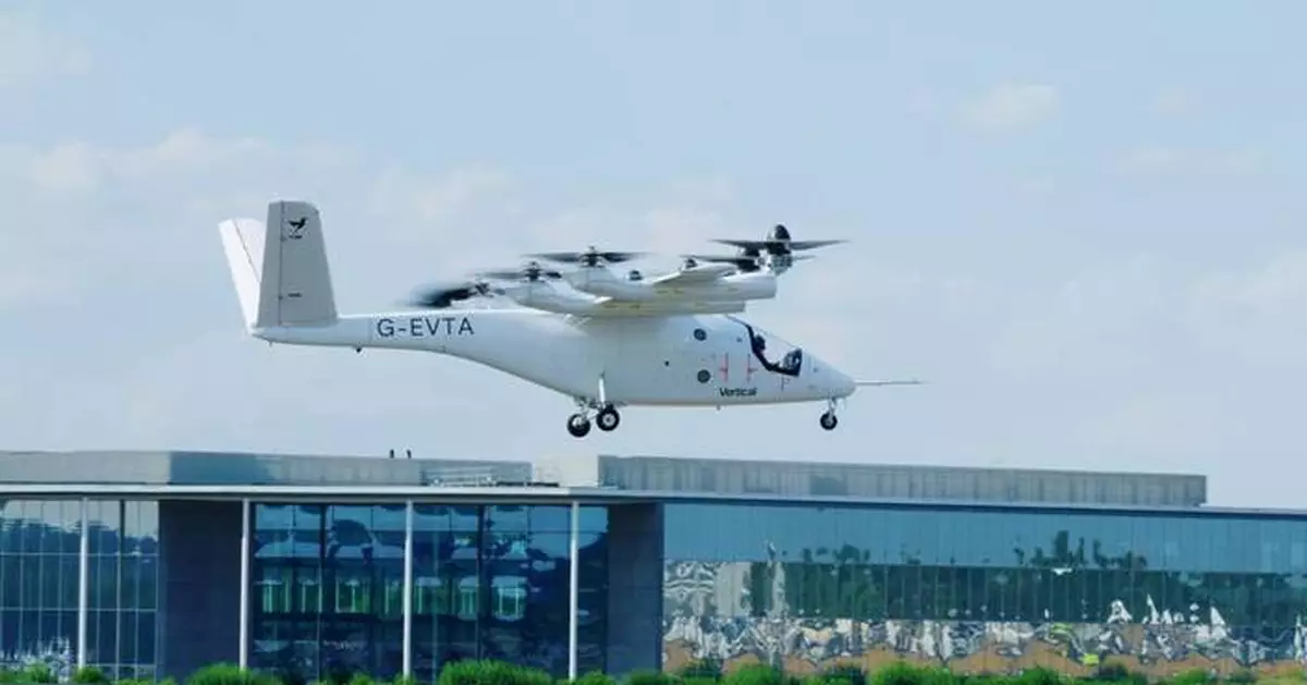 垂直航空范堡羅航展首度公開示範飛行 電動垂直升降飛行器邁向商用