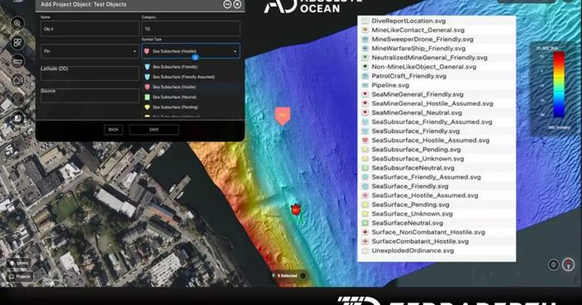 Terradepth支援美國海軍LANTERNFISH演習 整合海洋數據提升決策