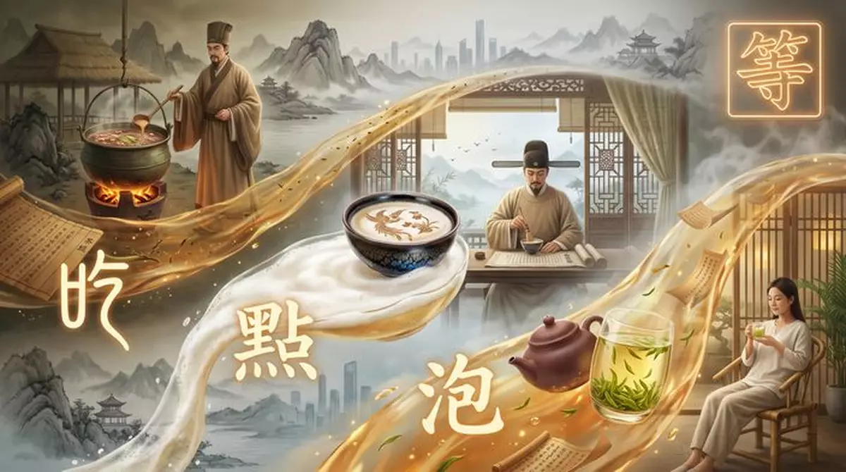 唐宋人「吃茶」，我們「喝茶」，差了一個朝代