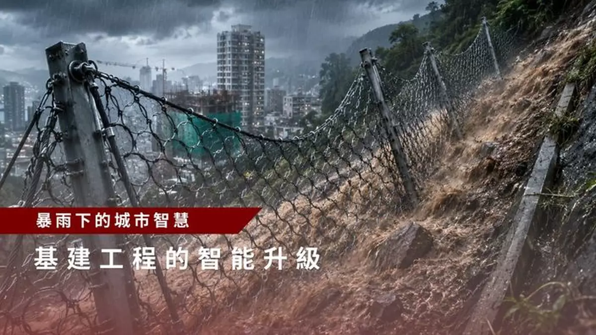 暴雨下的城市智慧    基建工程的智能升級