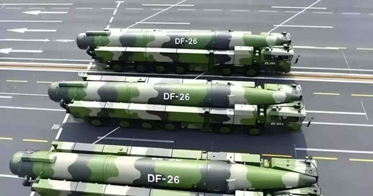 東風26裸彈首度亮相　18馬赫極速美軍反導難追截　精確打擊覆蓋關島