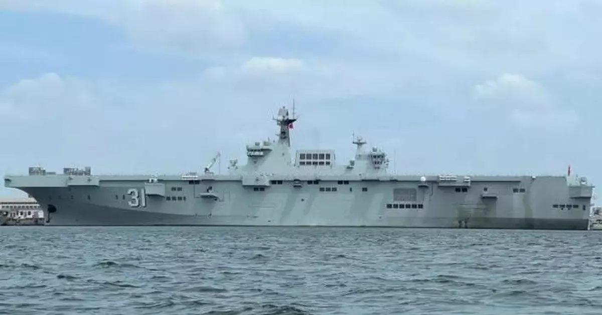 海南艦改造半年出海　首尾疑增鐳射微波新裝備　反無人機能力再升級