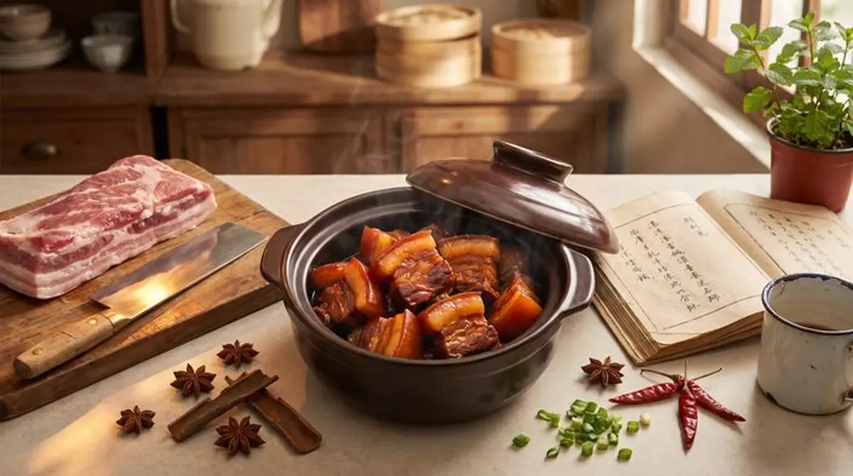 紅燒肉為何偏偏是「五花」？