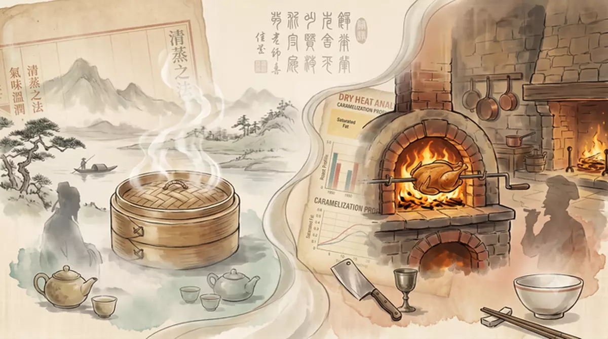 蒸的哲學：為何中國人愛「蒸」不愛「烤」？