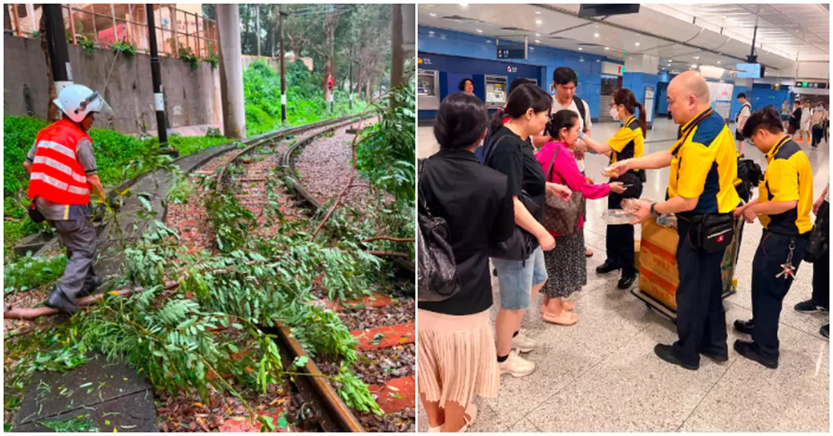 港鐵：過百工程團隊清理露天段  太和站附近架空電纜受損需時處理