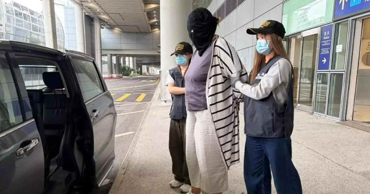 海關機場截查德國抵港43歲外籍女  寄艙行李檢值980萬氯胺酮
