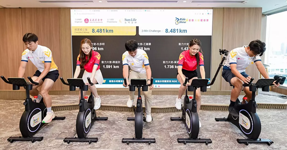 善德基金會夥Sun Life永明推全城智能單車創舉 號召市民挑戰120萬公里迎回歸30周年