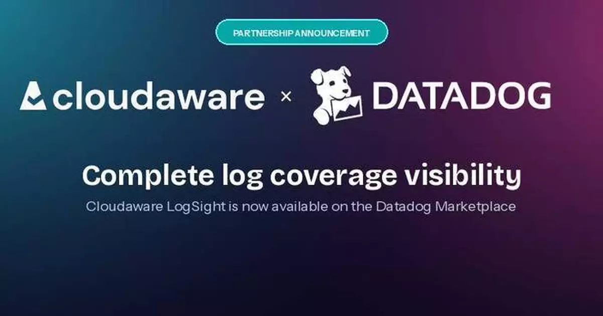 Cloudaware與Datadog合作 透過LogSight彌補雲端日誌覆蓋盲點