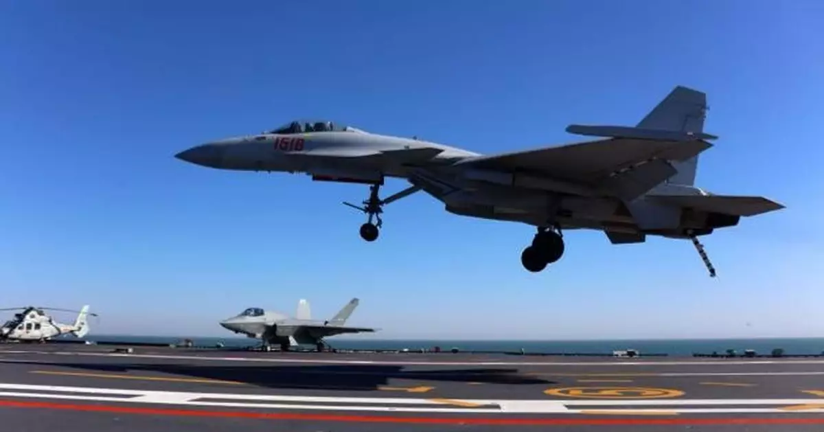 殲-15T首掛4反艦導彈升空　顯福建艦電磁彈射實力　美媒：釋放危險信號