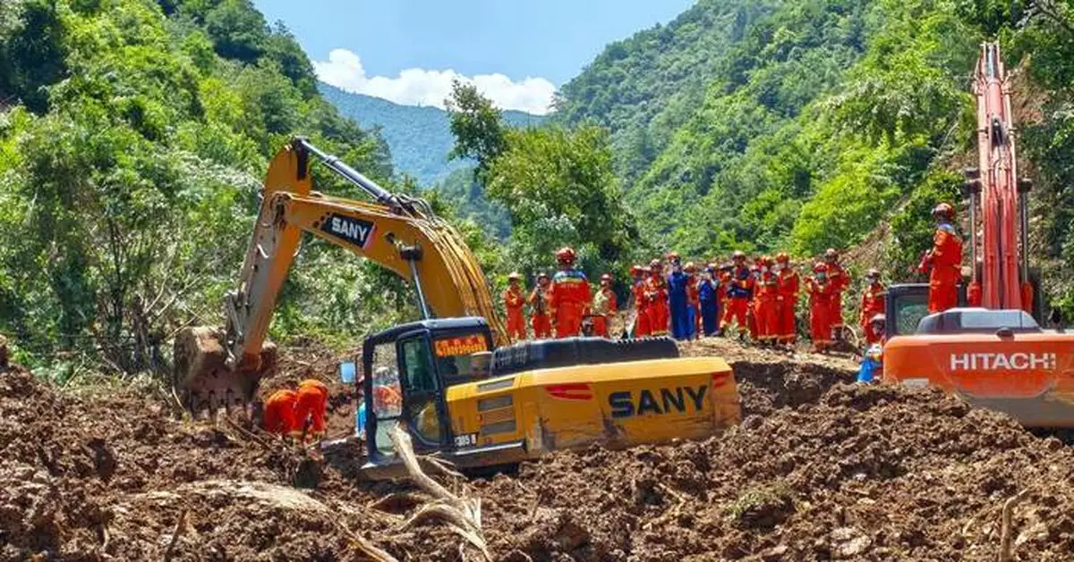 甘肅宕昌山體滑坡被困人員全部救出　21人遇難