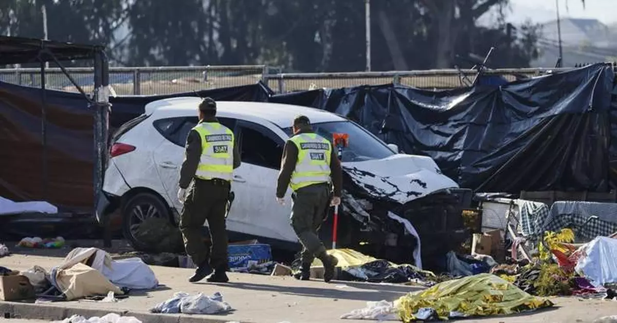 智利海軍人員駕車撞入露天市集 多人死亡
