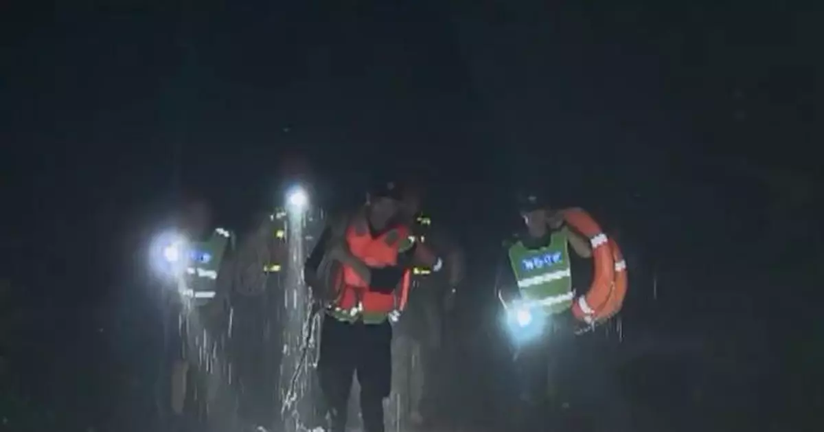 浙江建德暴雨引發山洪 當局通宵疏散290人