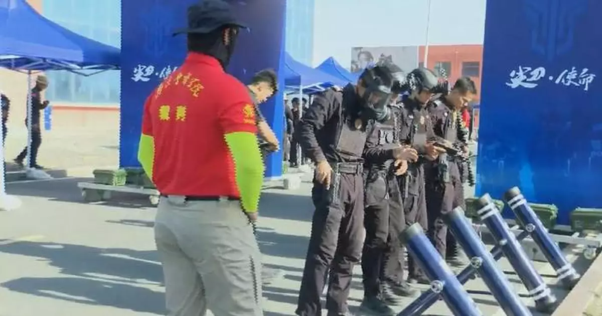 中國特警新疆舉行人質拯救比賽