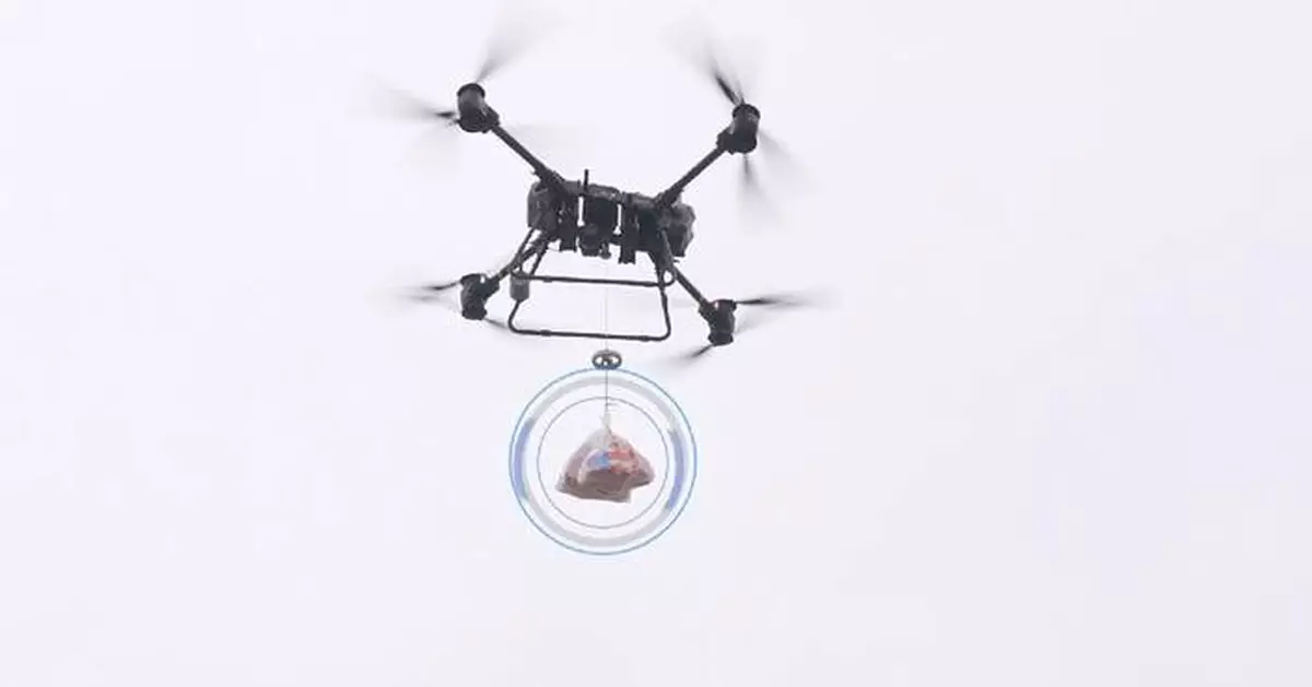 長江無人機送外賣至航行船隻 中國低空經濟成未來增長支柱