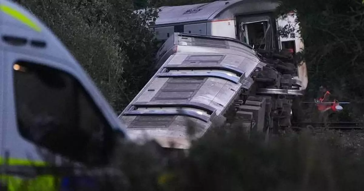 英國兩日內兩宗列車出軌事故 倫敦附近列車出軌無人傷