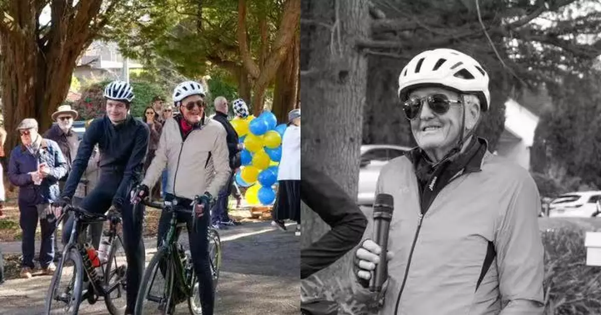 踩單車6周58萬善款幫助病患 澳洲82歲翁完成壯舉翌日離世