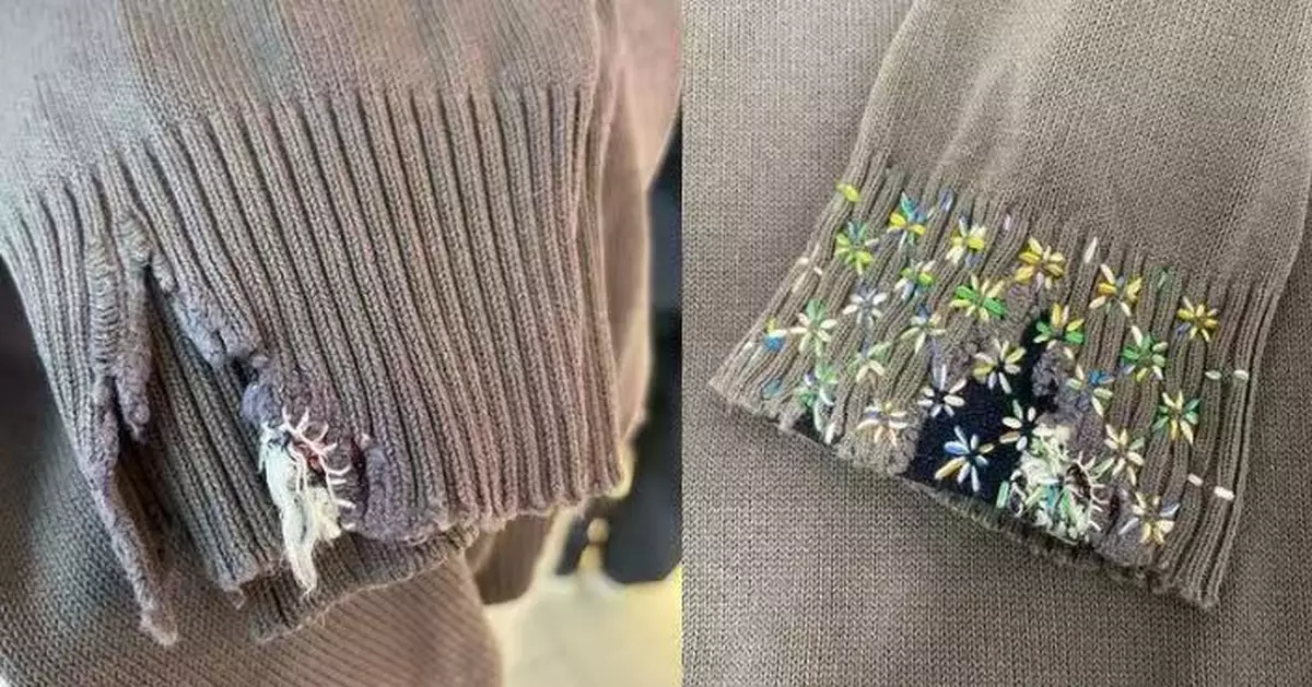 欲丟棄亡母親手縫補舊毛衣 日女因UNIQLO店員一句話決定修補保留珍貴回憶