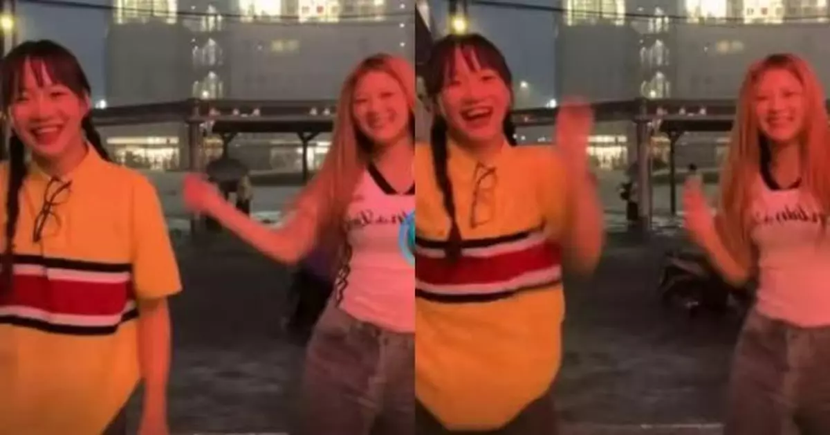 日本千葉暴雨成災 兩女涉水跳舞拍TikTok笑喊「一起嗨」惹網民炮轟