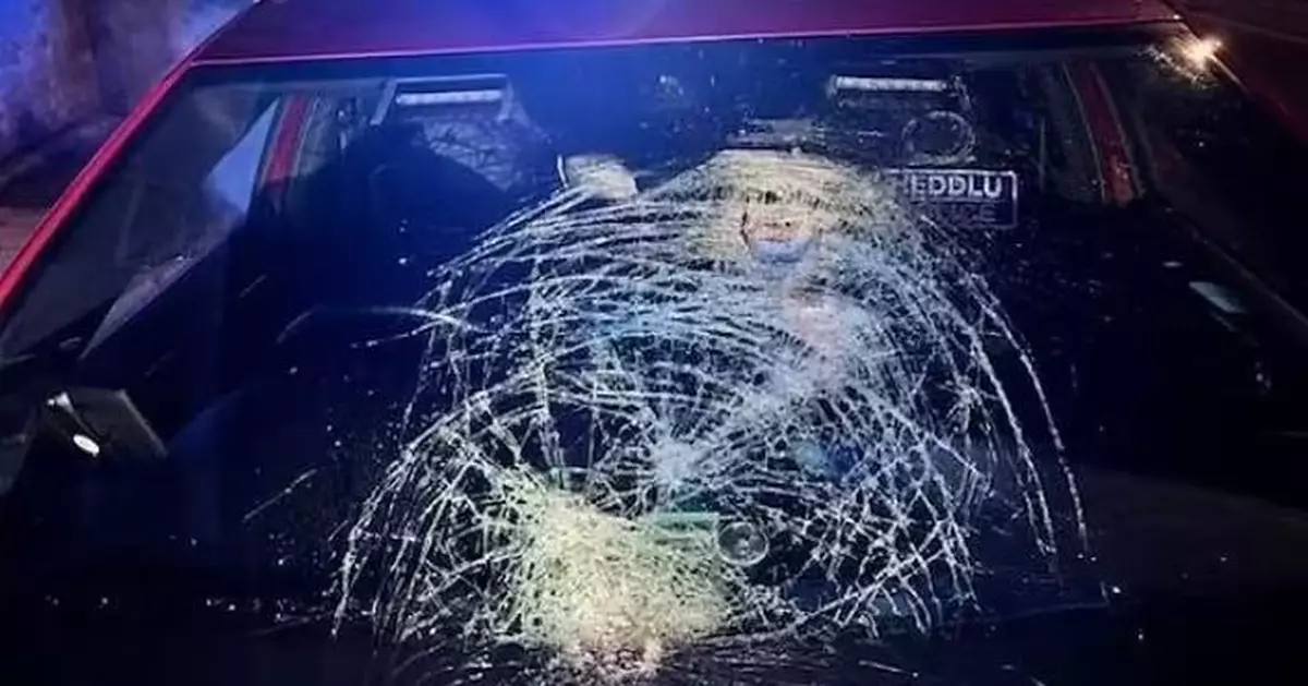 無故向執勤警車掟玻璃樽致擋風玻璃爆裂 英漢被捕判監3年獲緩刑