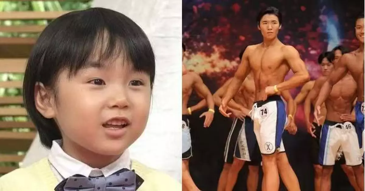 日爆紅童星「暴風成長」變肌肉男 18歲首戰健美賽大曬倒三角身材震撼日網