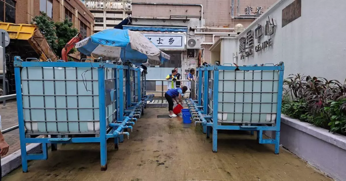 水務署完成葵涌打磚坪街爆水管搶修 晚上8時起陸續恢復供水