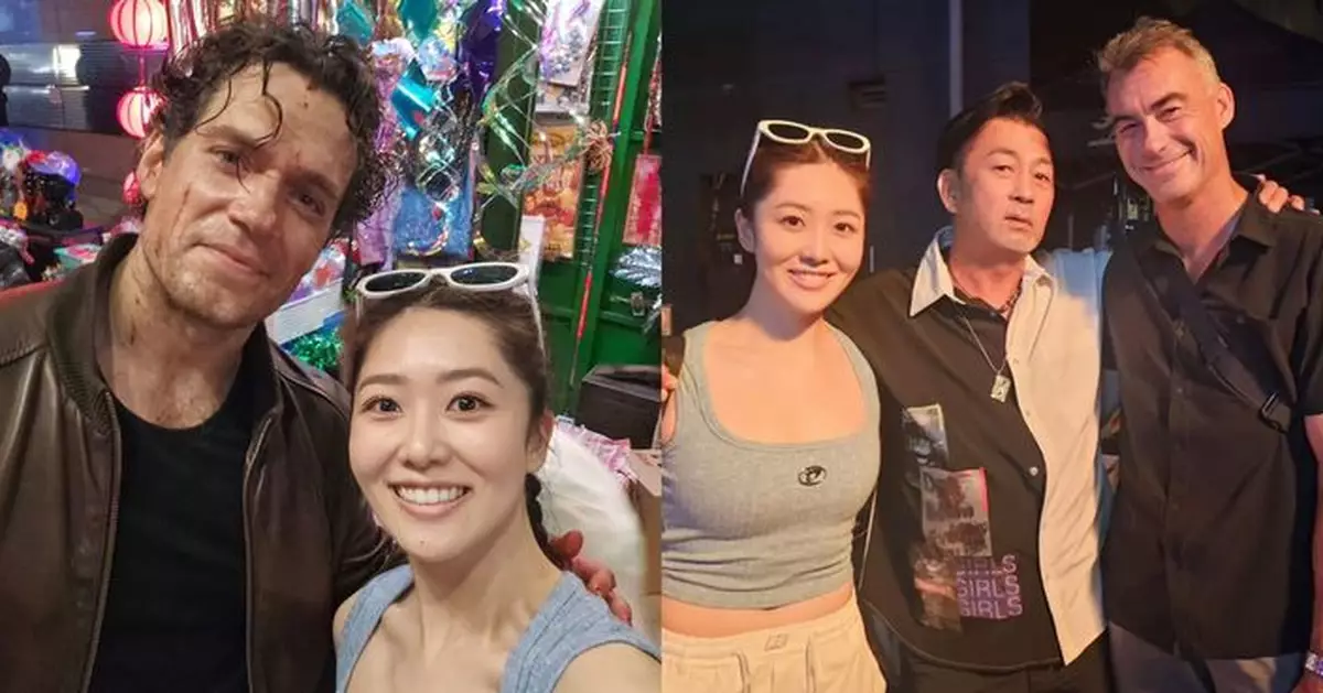 林沚羿興奮集郵亨利卡菲爾 父親林迪安任荷里活新片《Highlander》特技指導