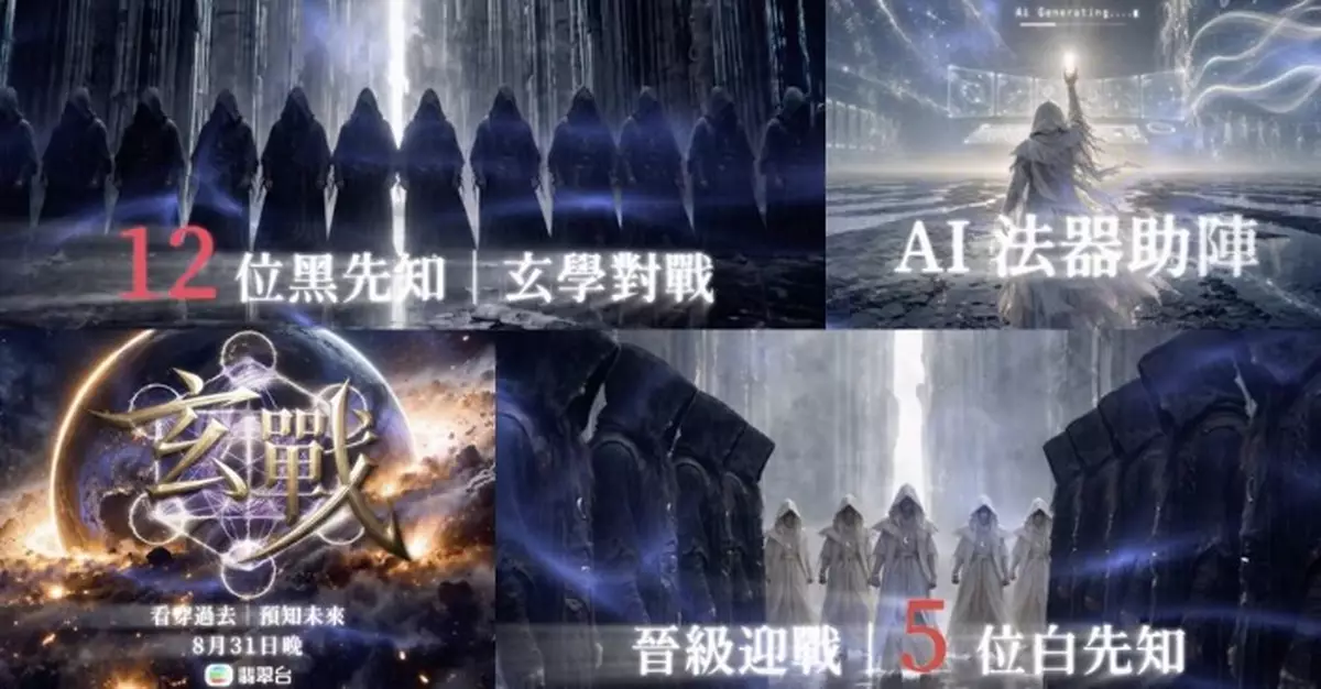 《玄戰》陳㦤德證海選綜合準確率高達9成實力驚人 甄敏芳爆「AI 白先知」行蹤低調神秘