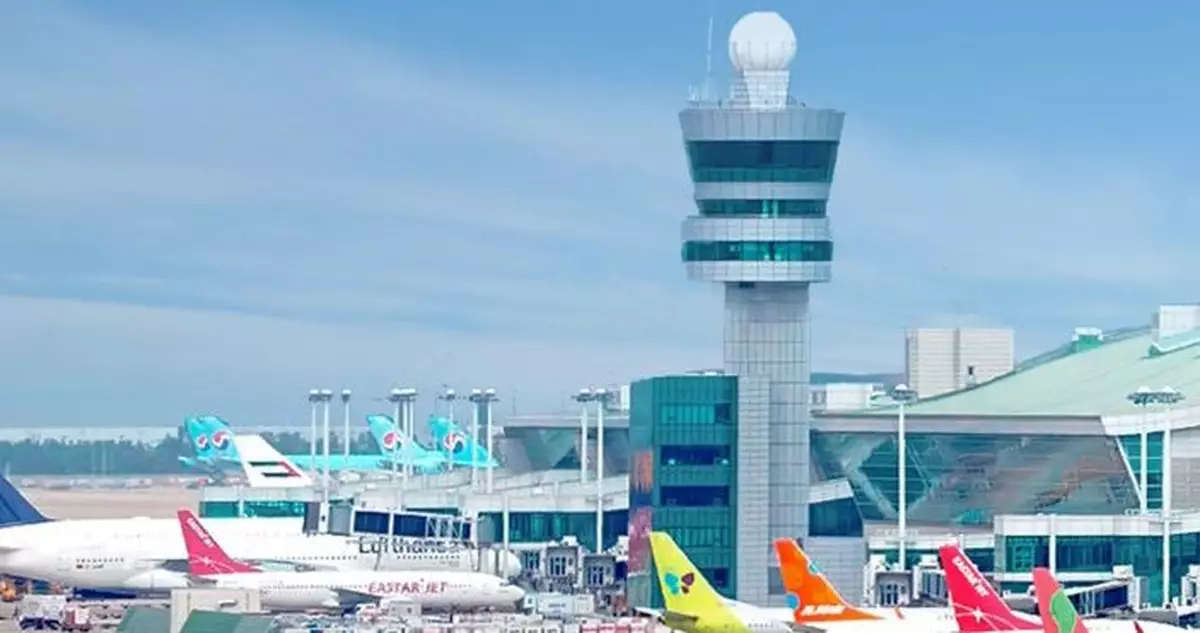 韓國仁川機場啟用25年來首次登頂 成全球國際航線客運量最高機場