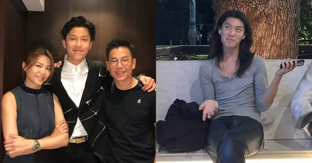 林曉峰大仔林寶形象突變 緊身衫長髮擺嫵媚甫士激似女仔