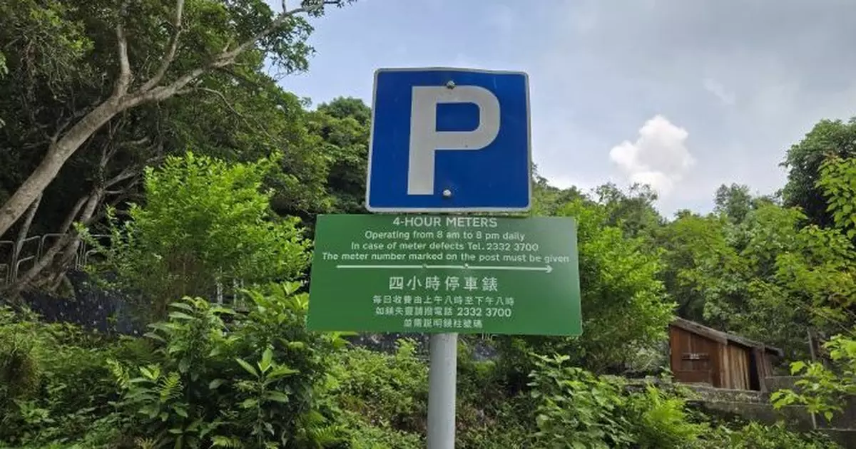 北潭涌停車場35泊車位改成4小時錶位 連同遙距入錶每次最長可泊8小時