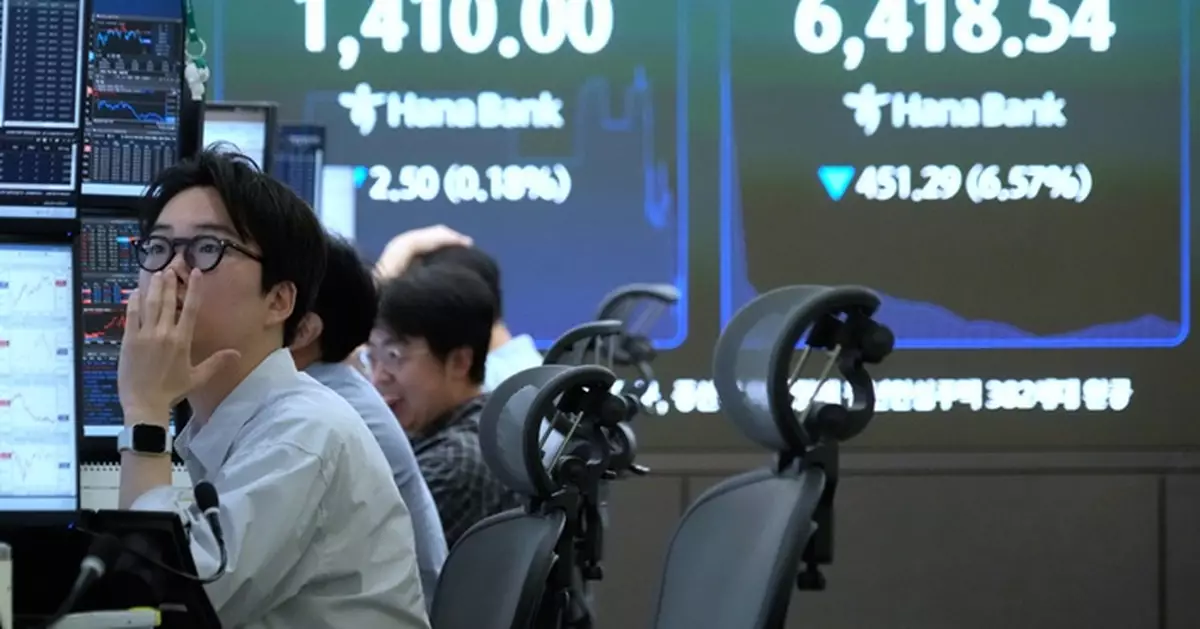 韓股午後弱勢未改 全日收挫5.8%