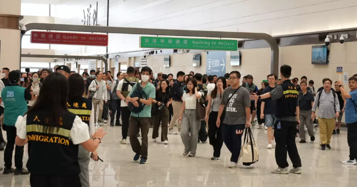 模擬假日高峰運作 新皇崗港方口岸舉行第三場大型演練 全面測試通關能力