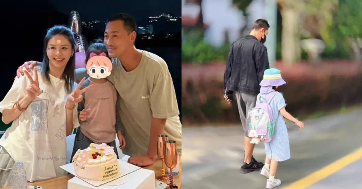 林峯愛女升讀小一！開學日親自送女返學 牽手畫面充滿愛
