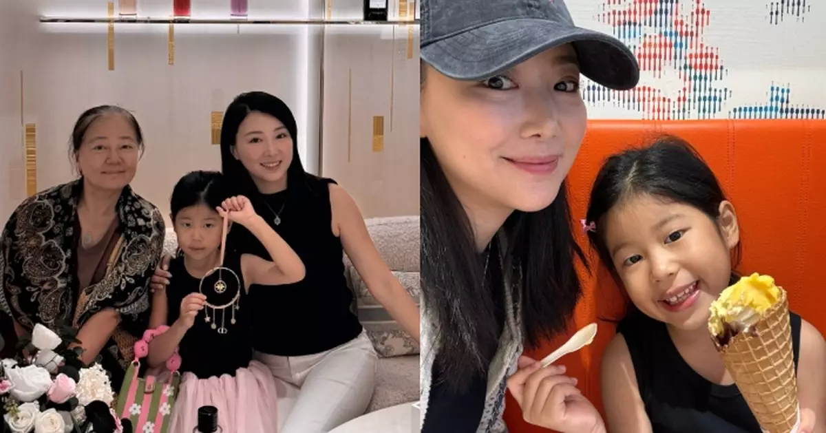 馬賽母女三代同堂溫馨放假 自爆創業媽媽辛酸