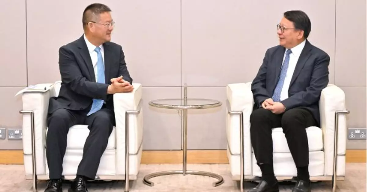 陳國基晤青海省副省長劉濤 就政府加強合作交換意見