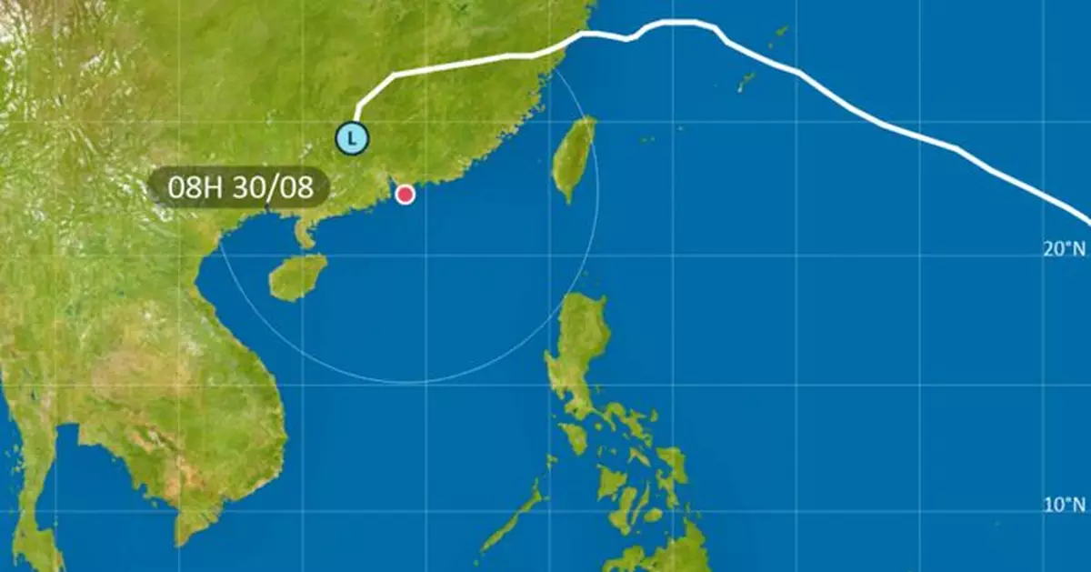 天氣 | 沙德爾殘餘黃昏前後增強為熱帶低氣壓 天文台：或考慮發一號信號